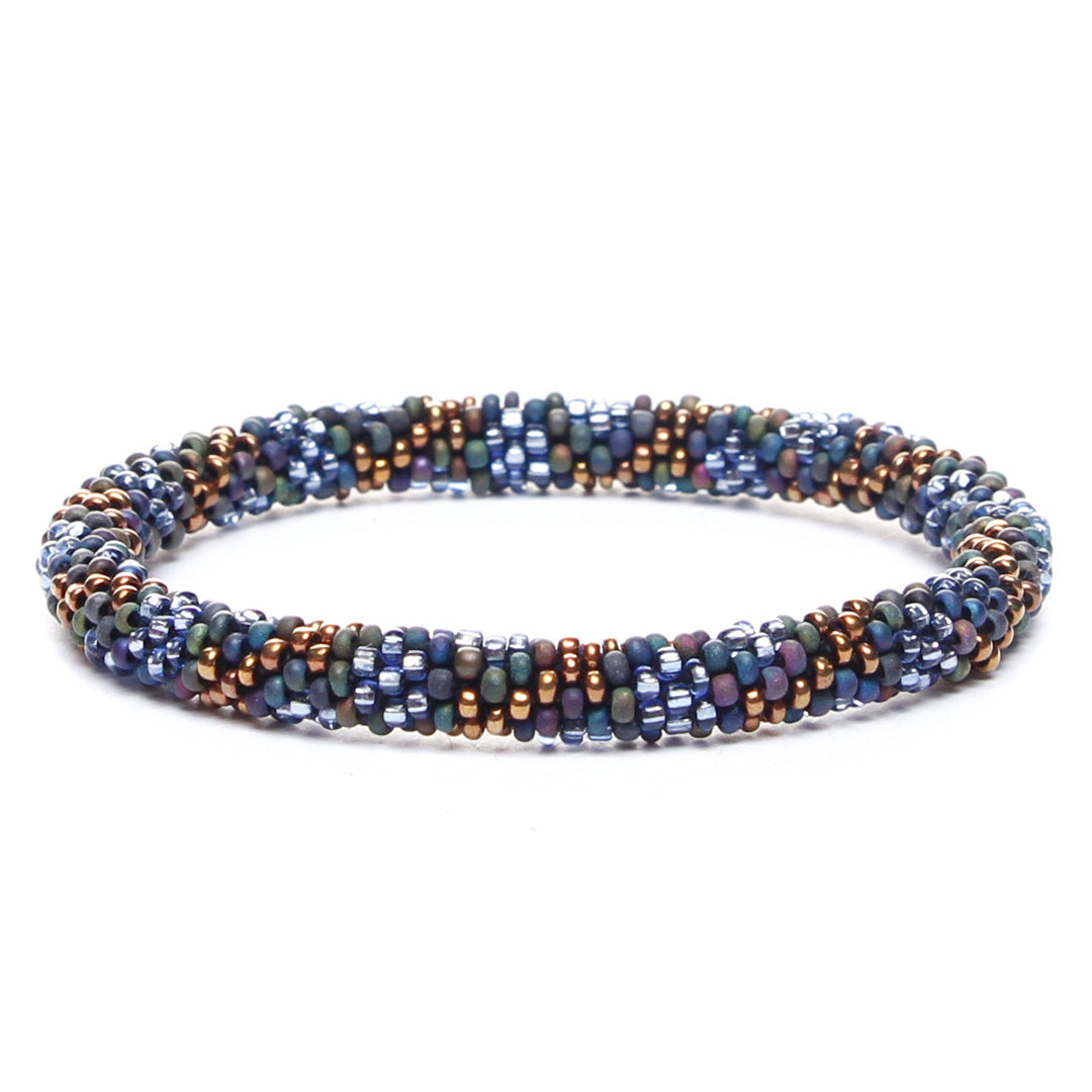 Copper Sea Sparkles Beaded Bracelet for Women-1