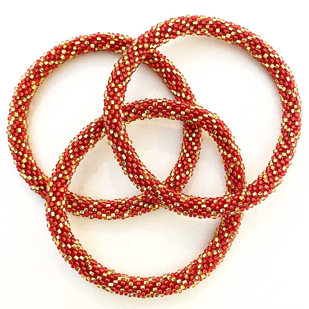 Tis the Season - Bright Shiny Red - 8"