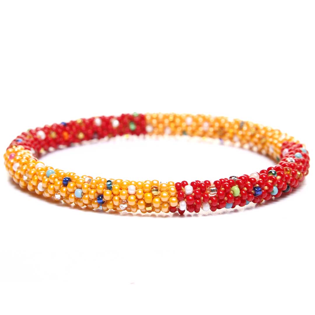 Apple Orchard Sprinkles Beaded Bracelet