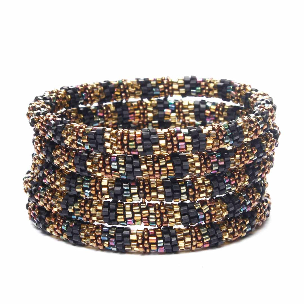 Autumn Glam Stripe Stack