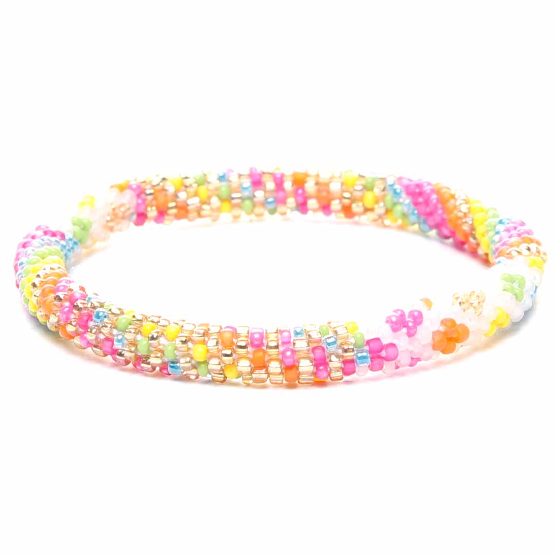 Berry Citrus Rainbow Smoothie Beaded Bracelet-1