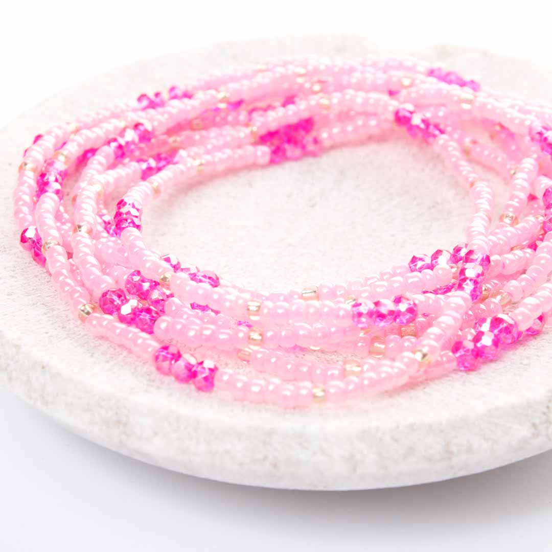 Berry Daiquiri Beaded Anklet-1