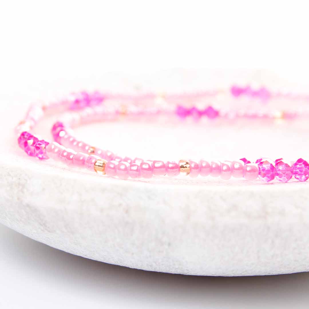 Berry Daiquiri Beaded Anklet-2