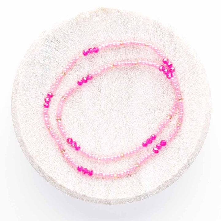 Berry Daiquiri Beaded Anklet-3