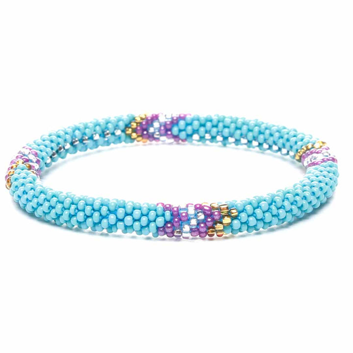 Boho Turquoise Beaded Bracelet Front