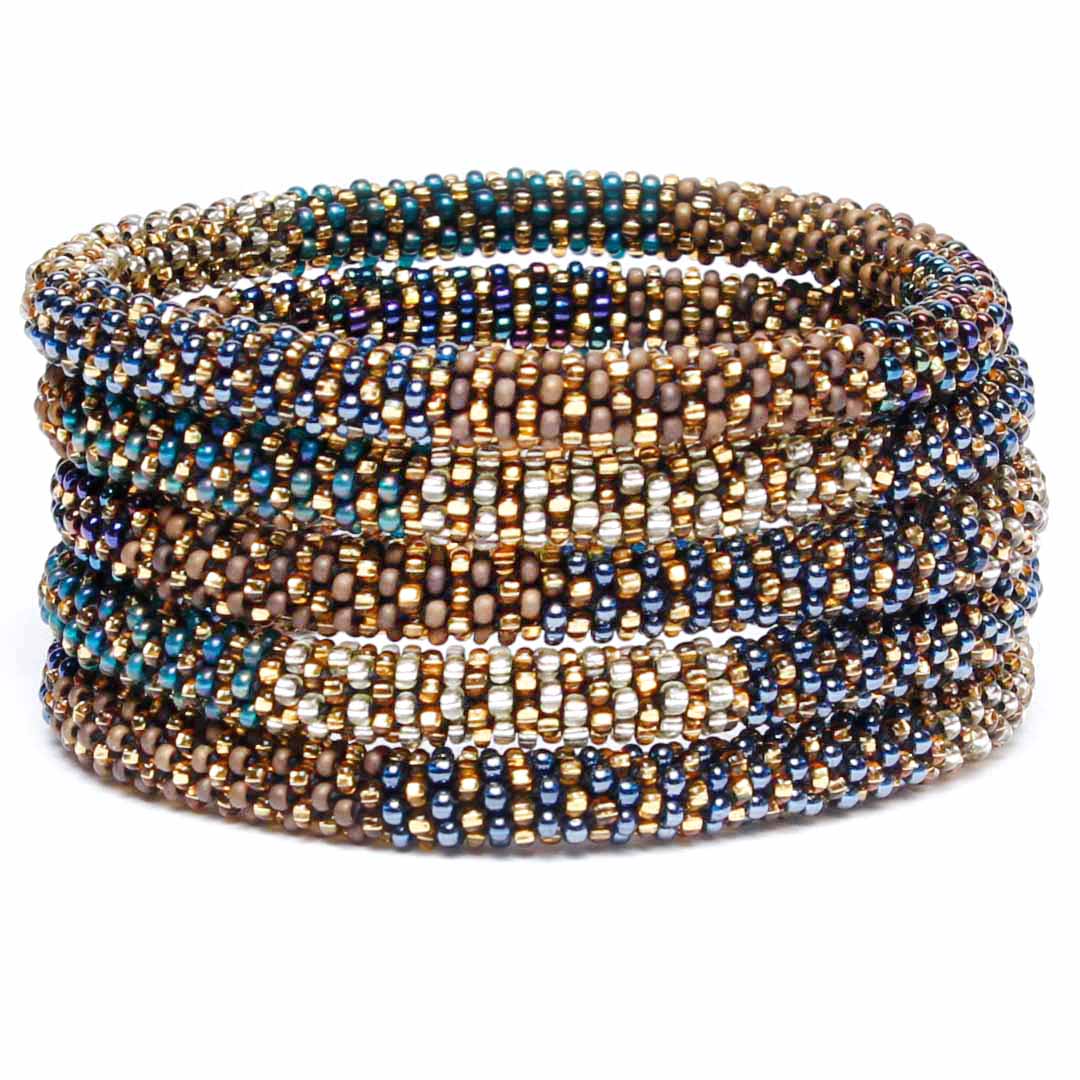 Cafe Marina Stripe Beaded Bracelet