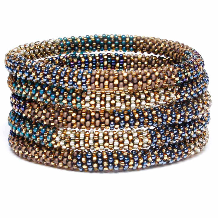 Cafe Marina Stripe Beaded Bracelet