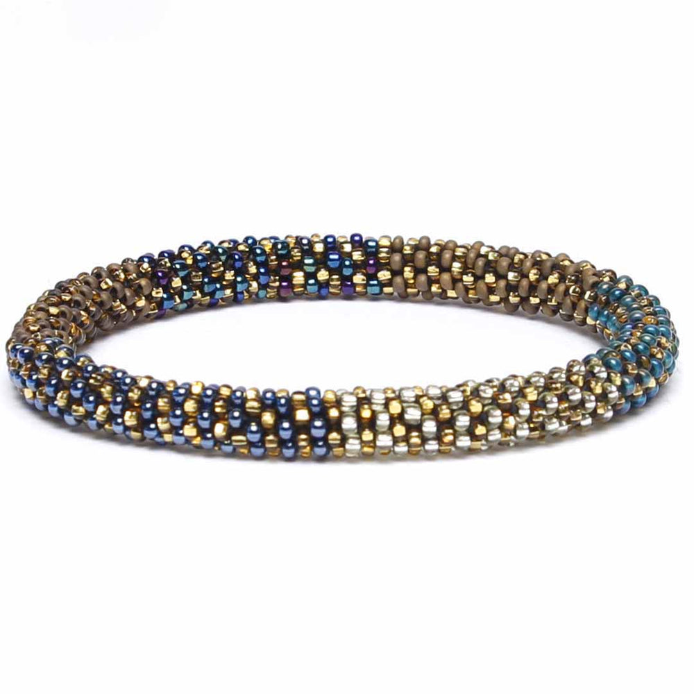 Cafe Marina Stripe Beaded Bracelet-1