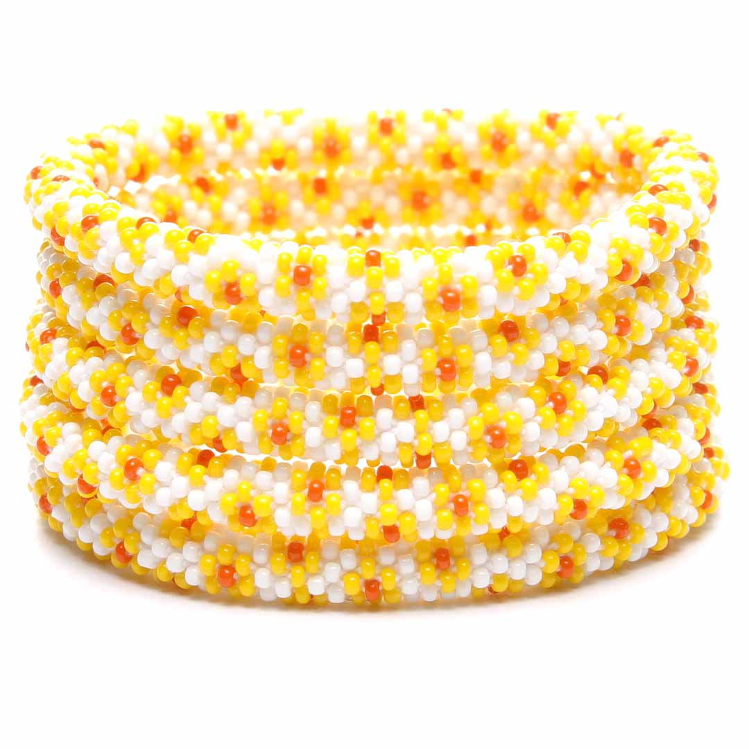 Candy Corn Daisies - 7"