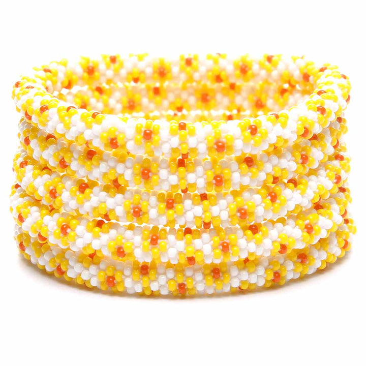 Candy Corn Daisies - 7"