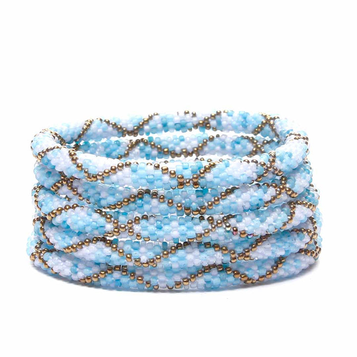 Canyon Frost Beaded Bracelet-1 Stack