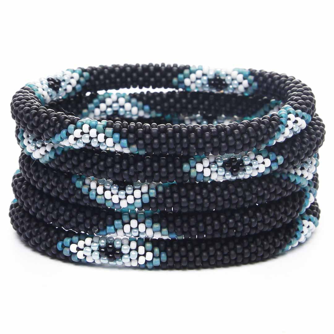 Canyon Teal Beaded Bracelet STack
