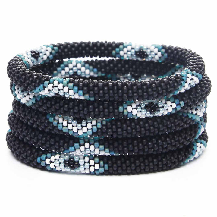 Canyon Teal Beaded Bracelet STack