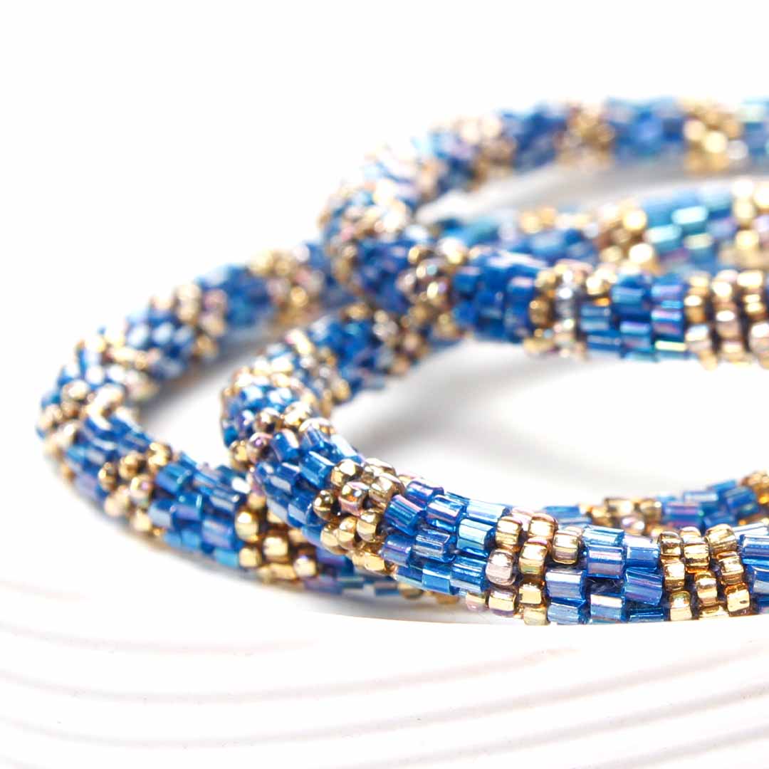 Capri Blue Stripe - 7"