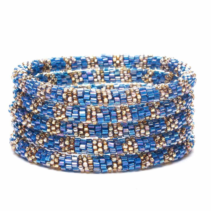Capri Blue Stripe - 7"