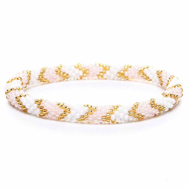 Champagne Chalet Beaded Bracelet 