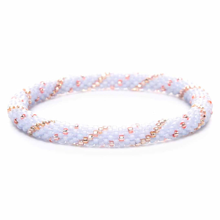 Champagne Frost Beaded Bracelet