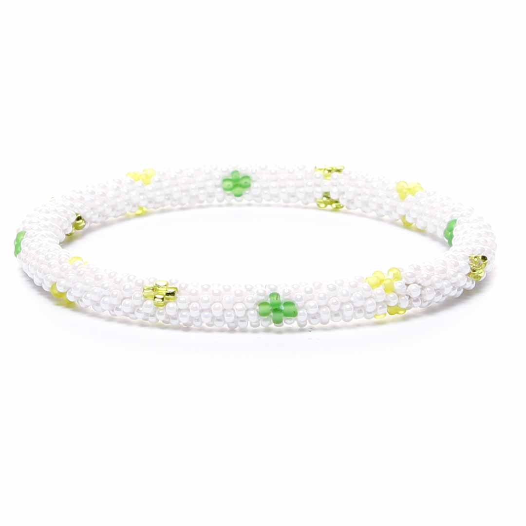 Clover Sparkles Beaded Bracelet-1