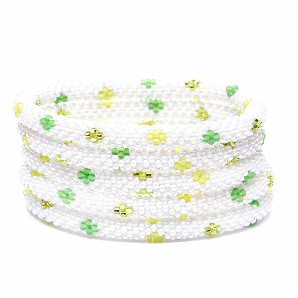 Clover Sparkles Beaded Bracelet-1 Stack