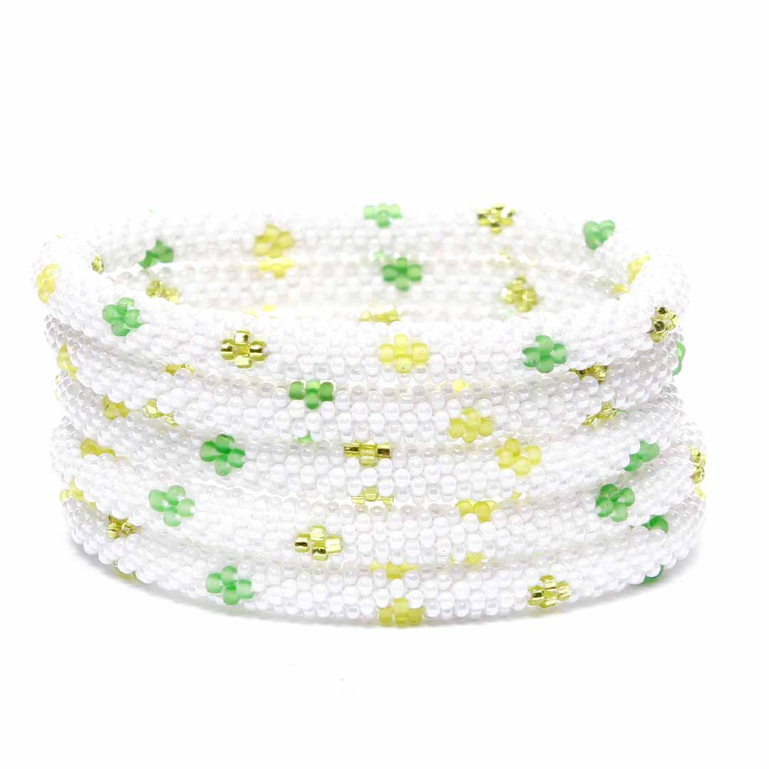 Clover Sparkles Beaded Bracelet-1 Stack