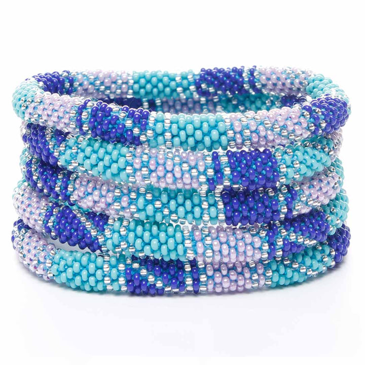 Coastal Spring Beaded Bracelet STack