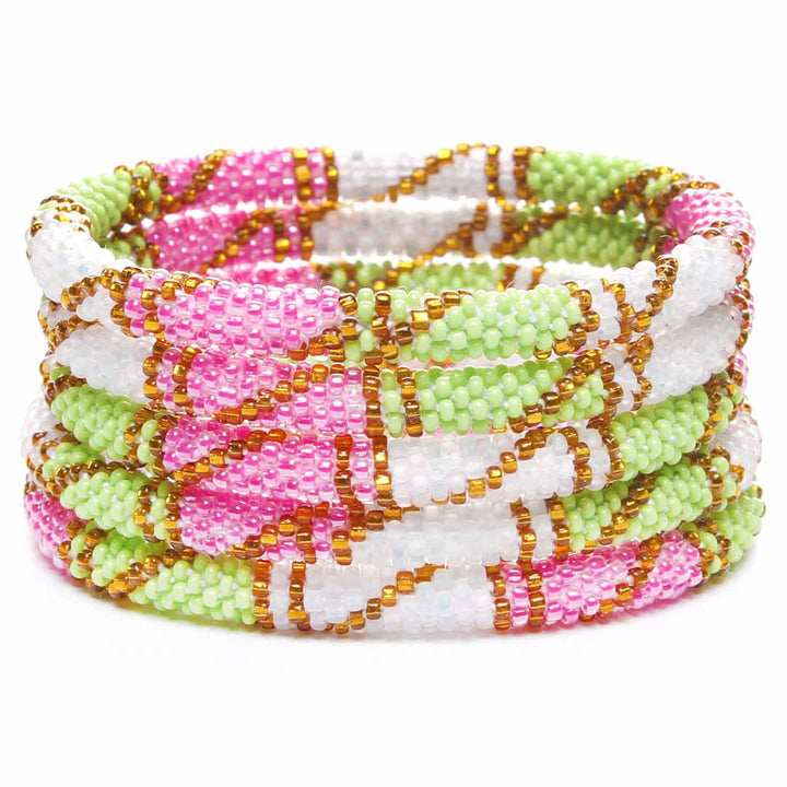 Coconut Lime & Pink Shimmer - 7"