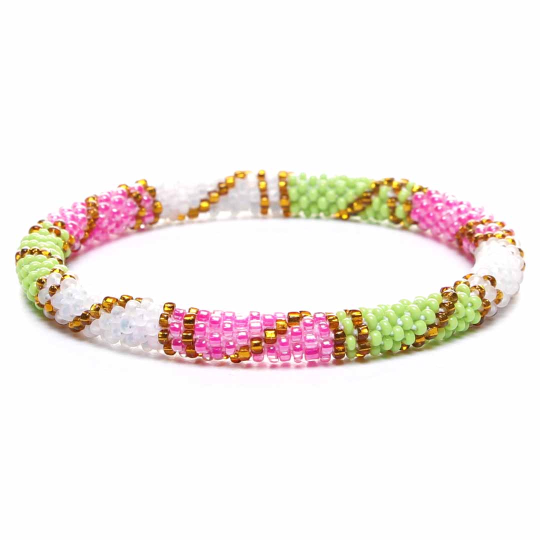 Coconut Lime & Pink Shimmer - 7"