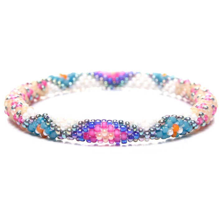 Colorful Winter Park Chalet Beaded Bracelet Front