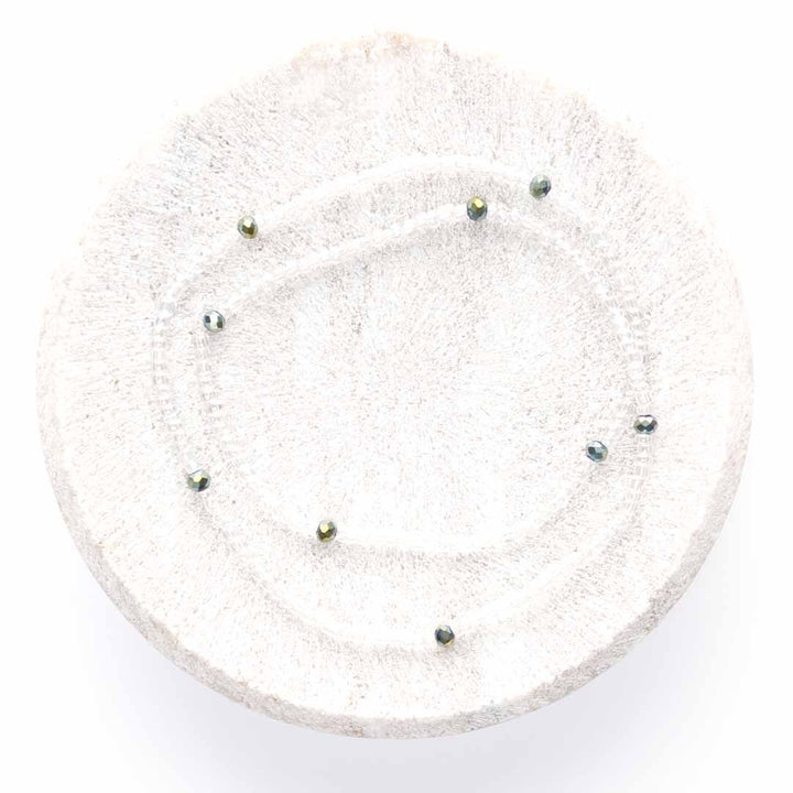 Crystal Sea Sparkles Beaded Anklet-1