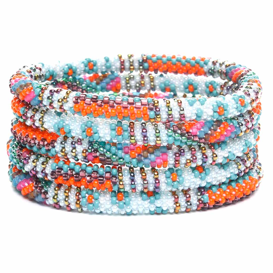 Desert Garden Beaded Bracelet STack