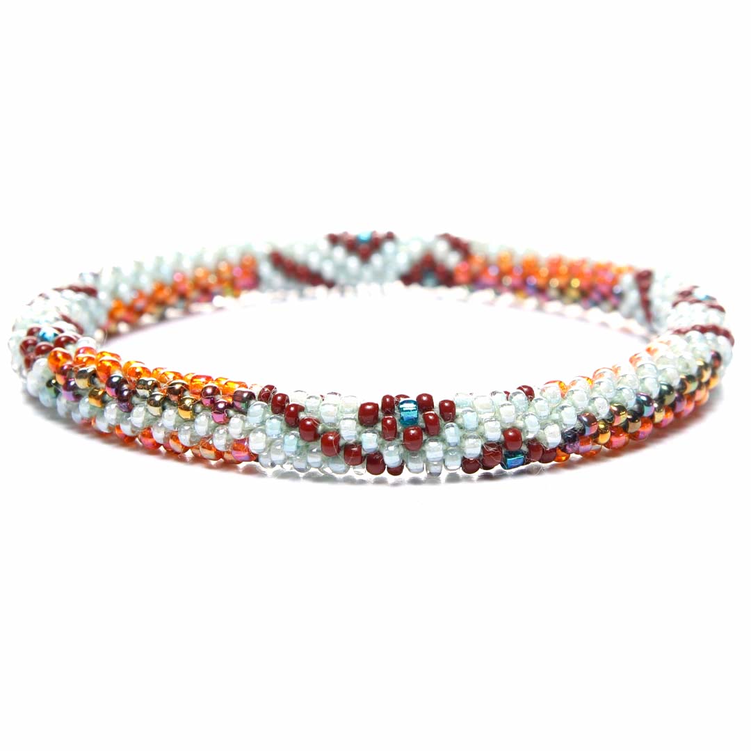 Desert Mint Beaded Bracelet-Front