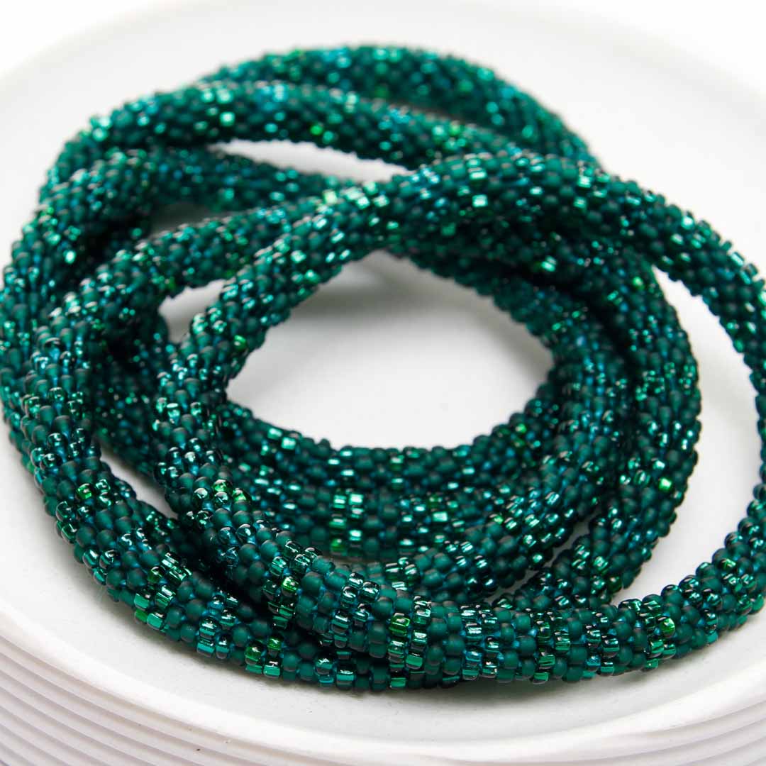 Emerald Shimmer Stripe - 7"