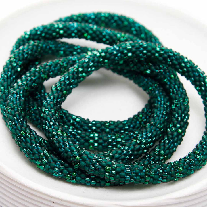 Emerald Shimmer Stripe - 7"