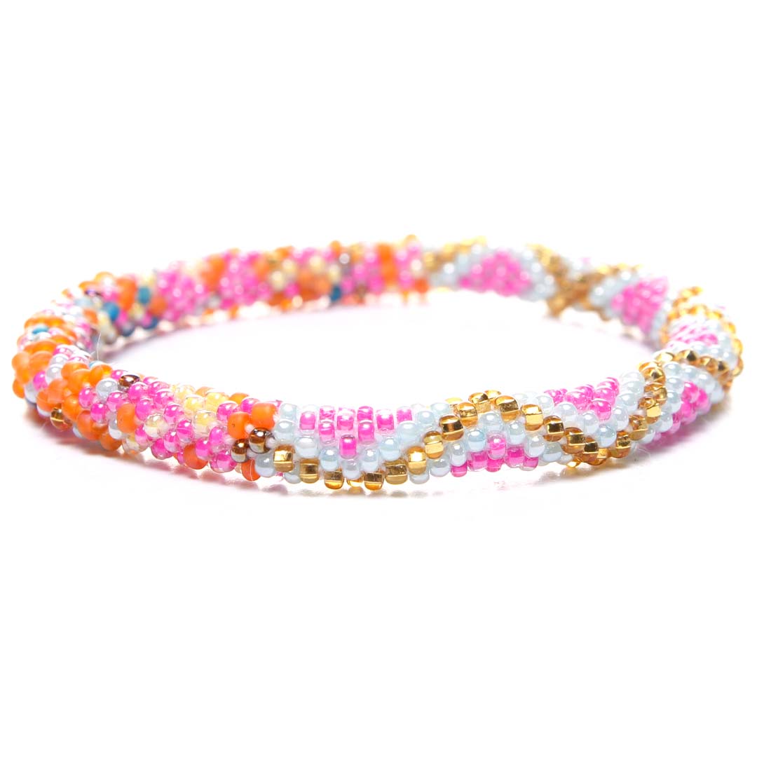 Flowering Desert Blooms Beaded Bracelet-Front
