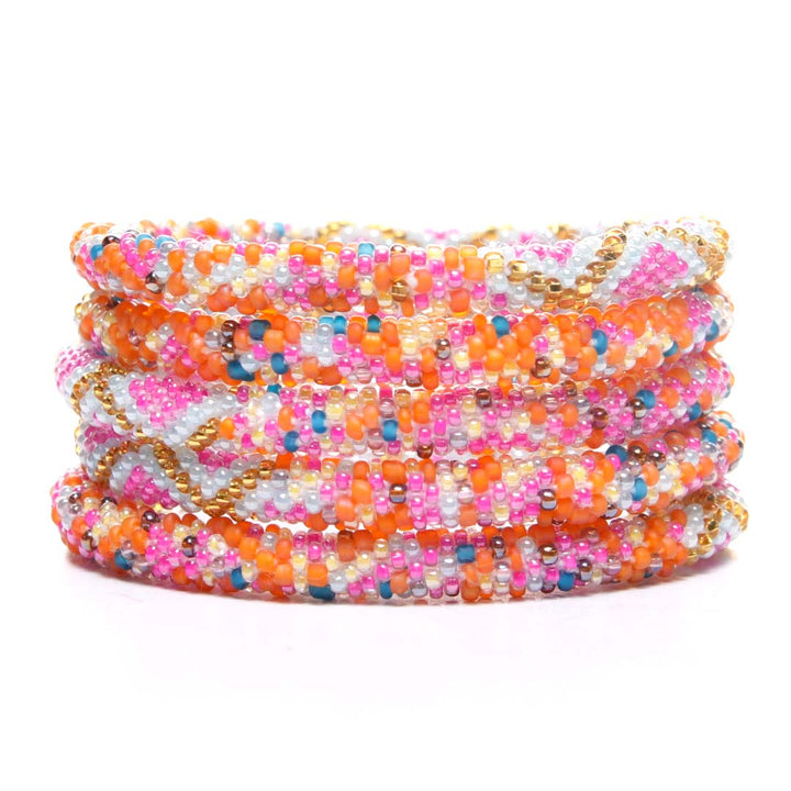 Flowering Desert Blooms Beaded Bracelet-Stack