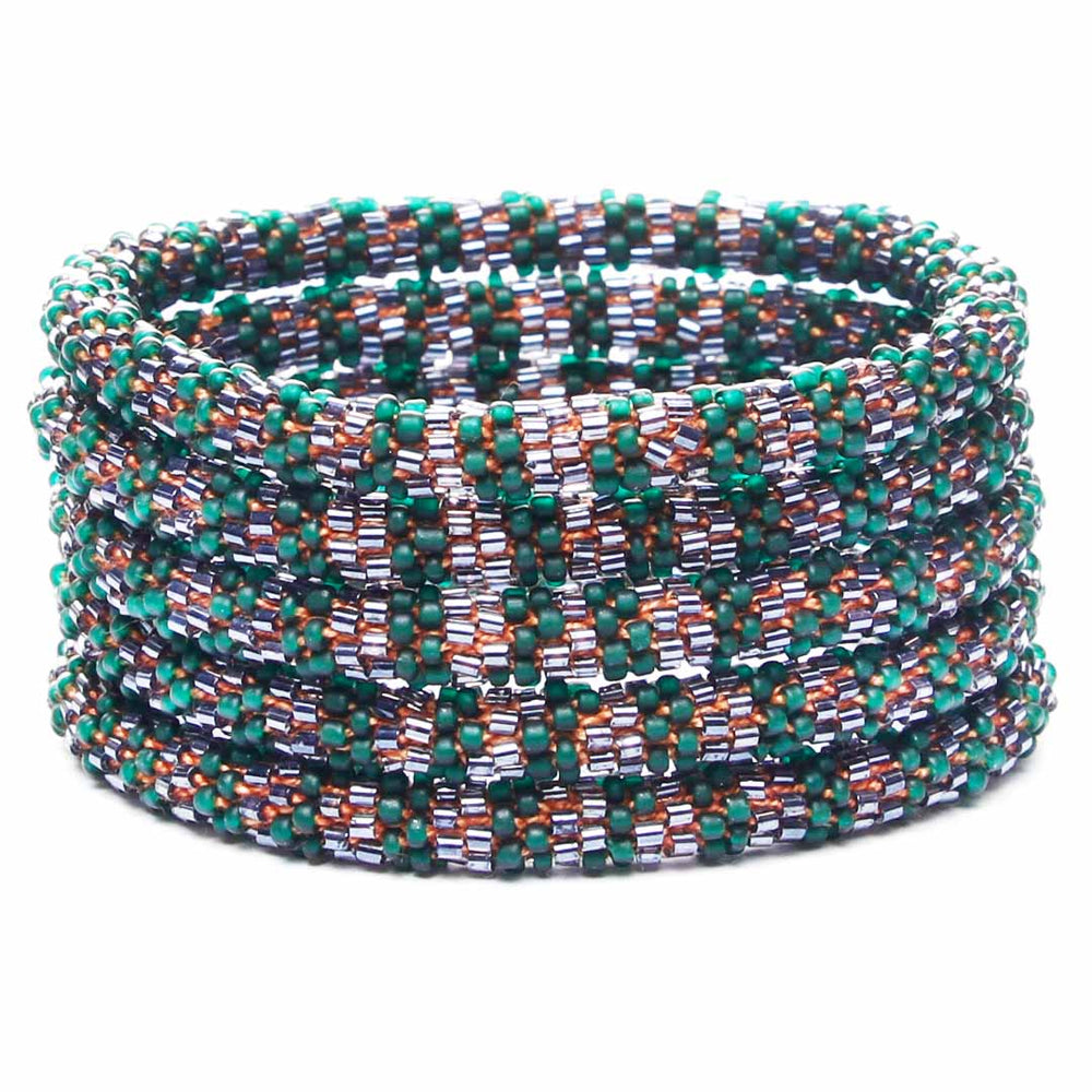 Forest Firefly Beaded Bracelet-1 Stack