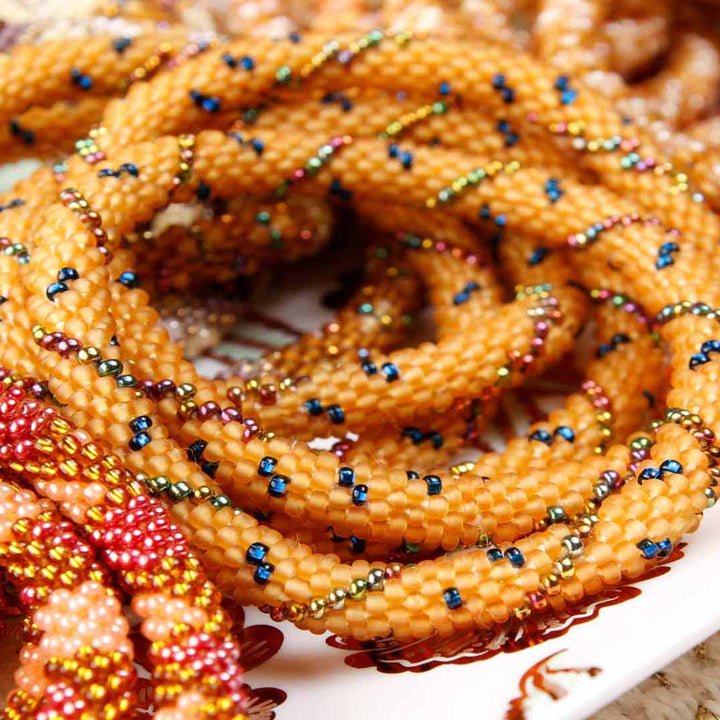 Frosted Butterscotch Confetti - 7"