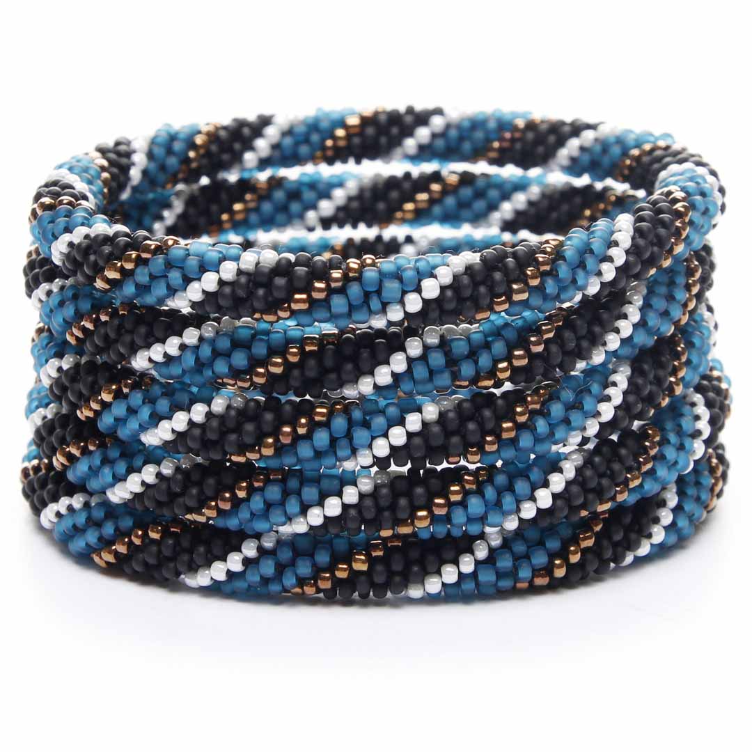 Frosted Denim Noir Twist - 7"