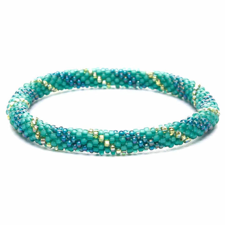 Frosted Meadow Twist Beaded Bracelet