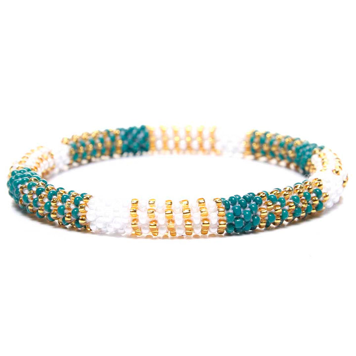 Galway Stripe Beaded Bracelet Front