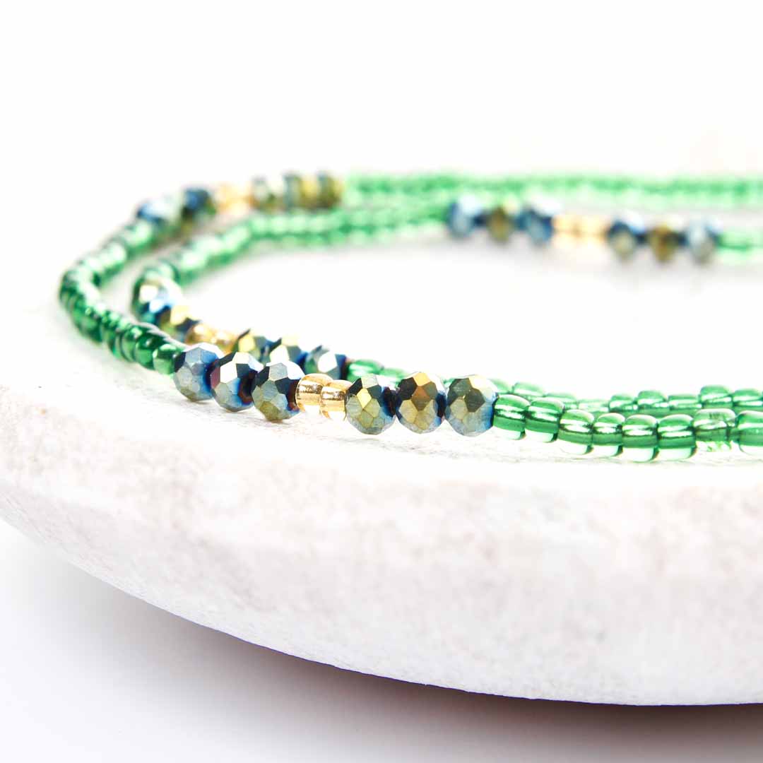 Goddess of the Sea Beaded Anklet-3