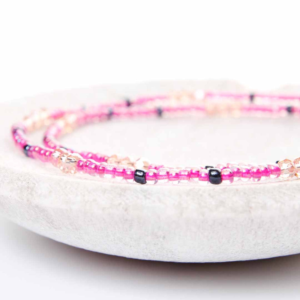 Grape Cosmopolitan Beaded Anklet-2