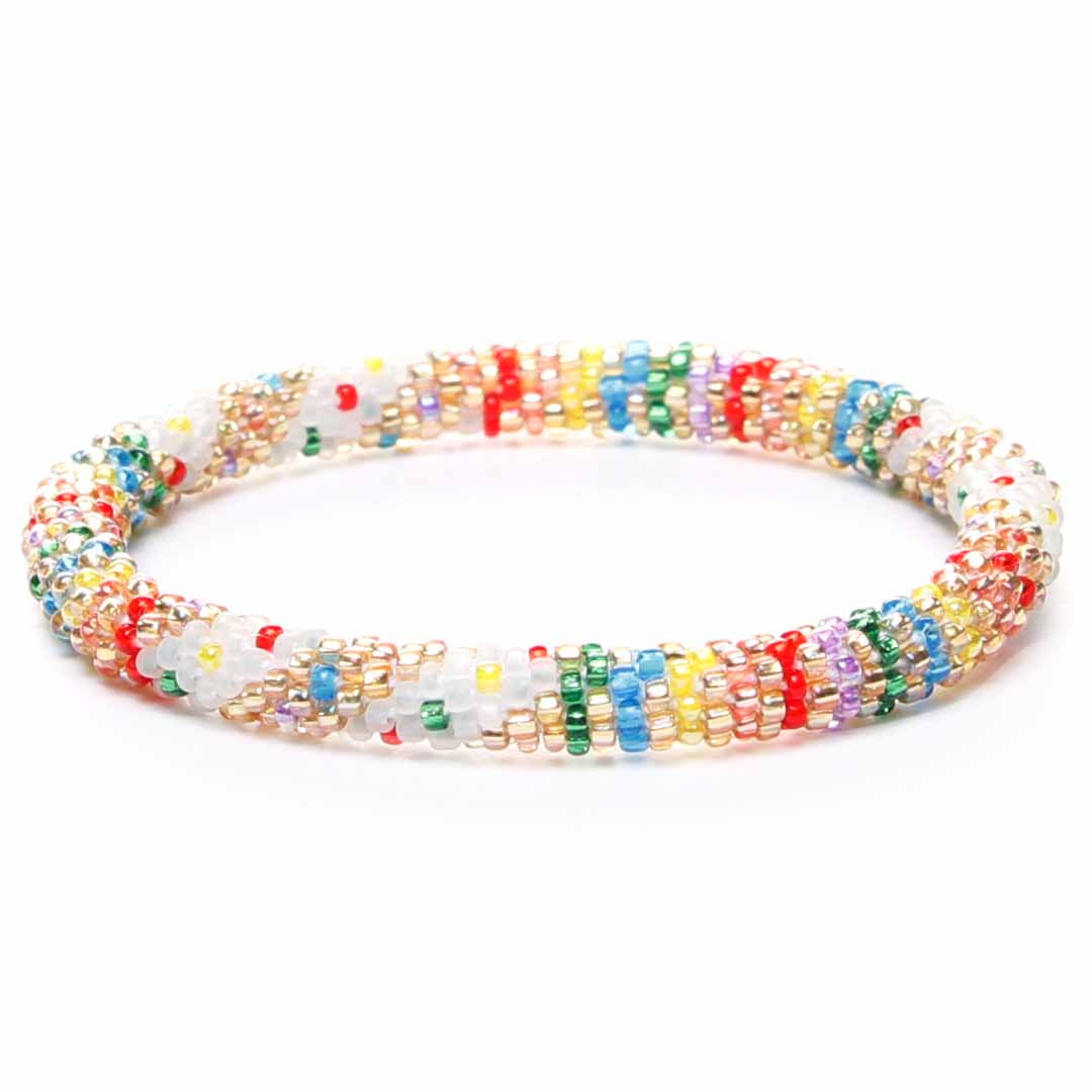 Holiday Frost Beaded Bracelet-1