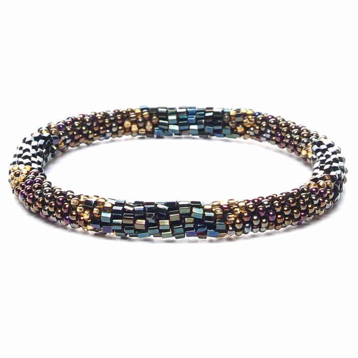 Iridescent Castle Ball Beaded Bracelet