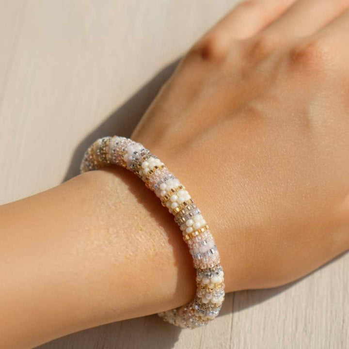 Ivory Shore Stripe - 7"