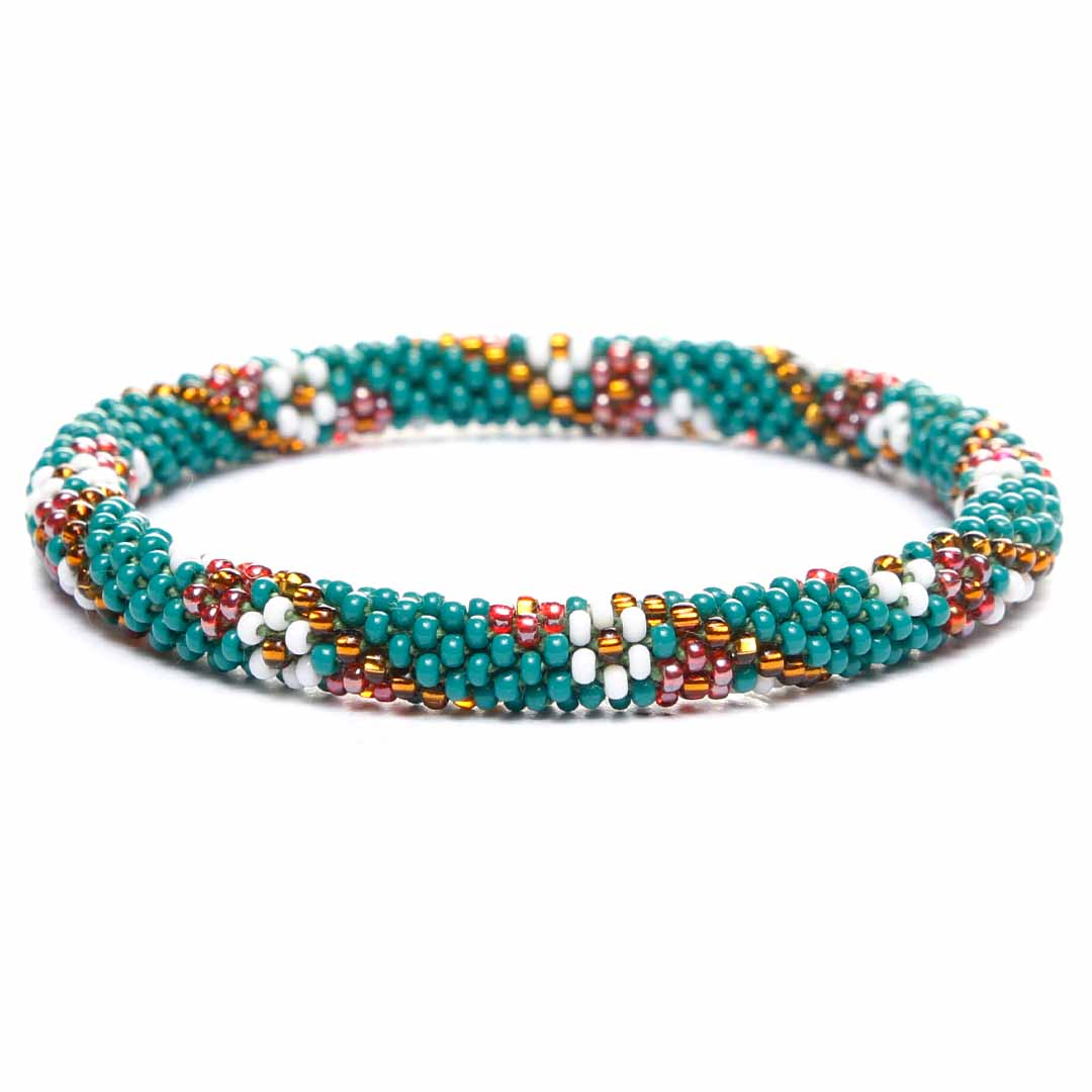 Jade Garden Bracelet - Seed Bead Jewelry Close Up - Cana Capri