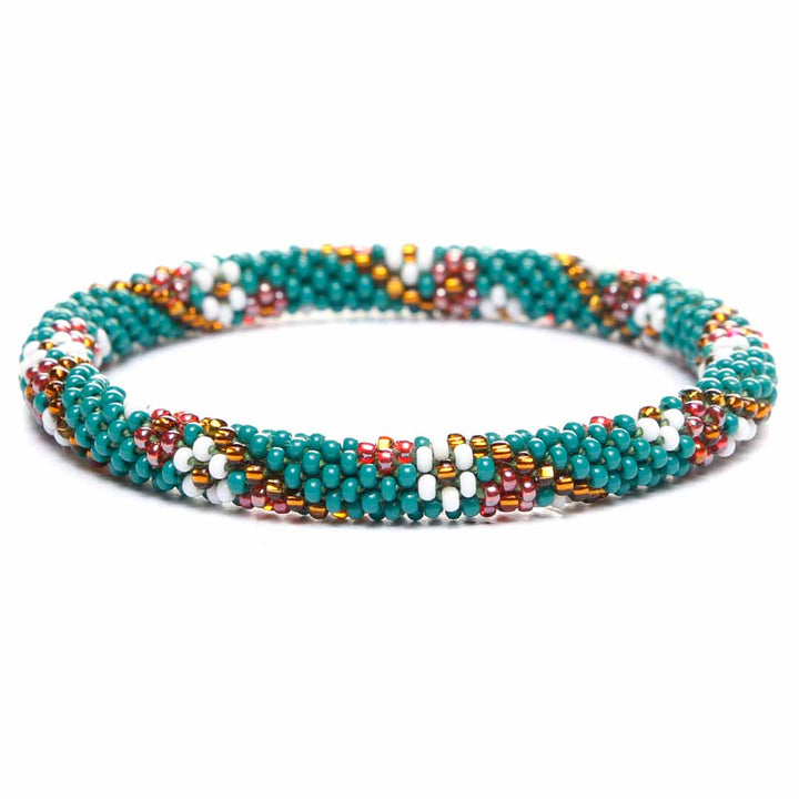 Jade Garden Bracelet - Seed Bead Jewelry Close Up - Cana Capri