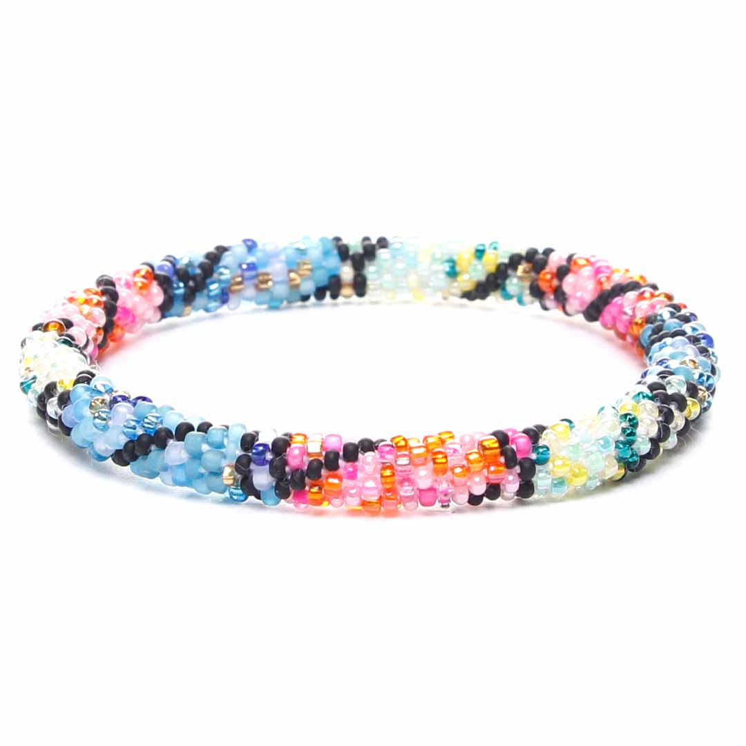Colorful Licorice Twist Beaded Bracelet-1