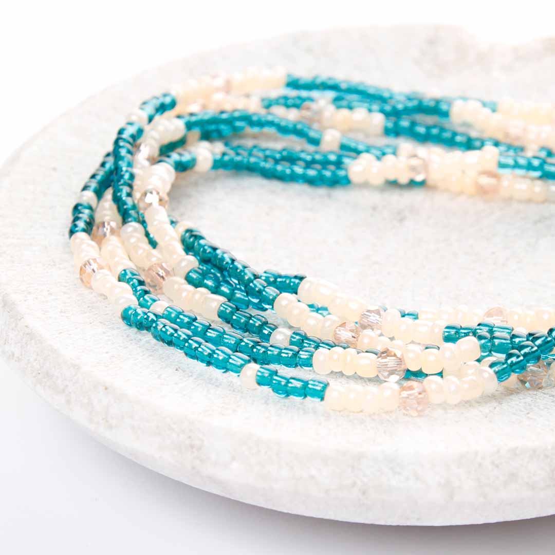 Laguna Pearl Beaded Anklet-1