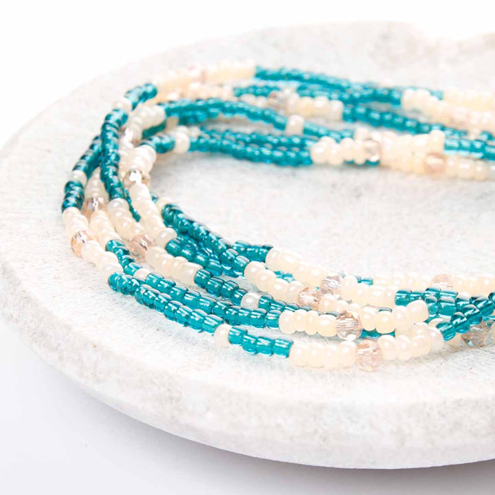 Laguna Pearl Beaded Anklet-1